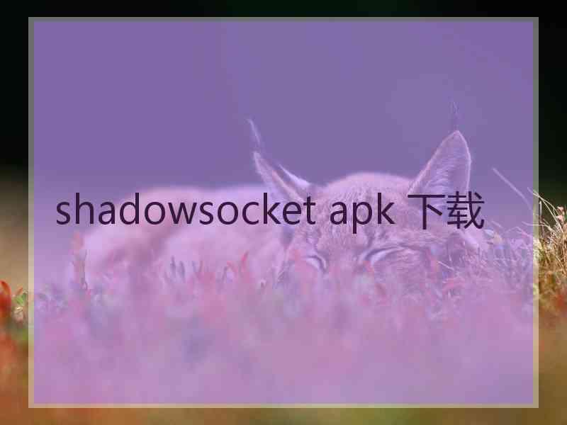 shadowsocket apk 下载