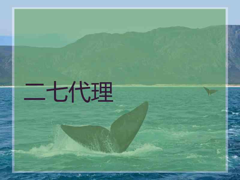 二七代理