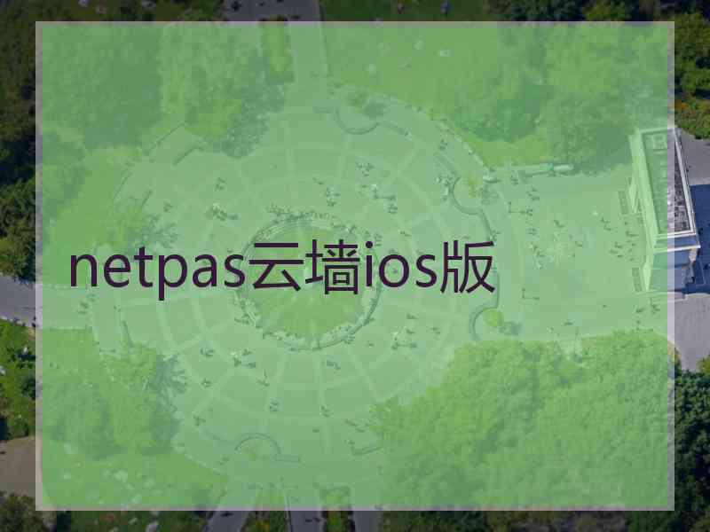 netpas云墙ios版