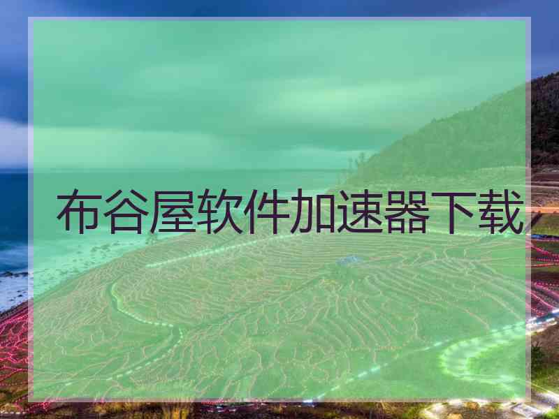 布谷屋软件加速器下载