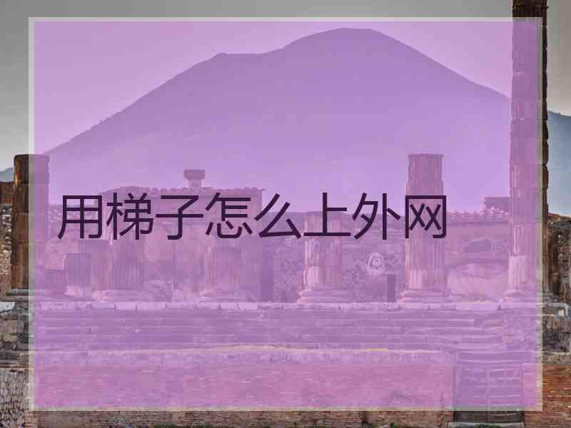 用梯子怎么上外网