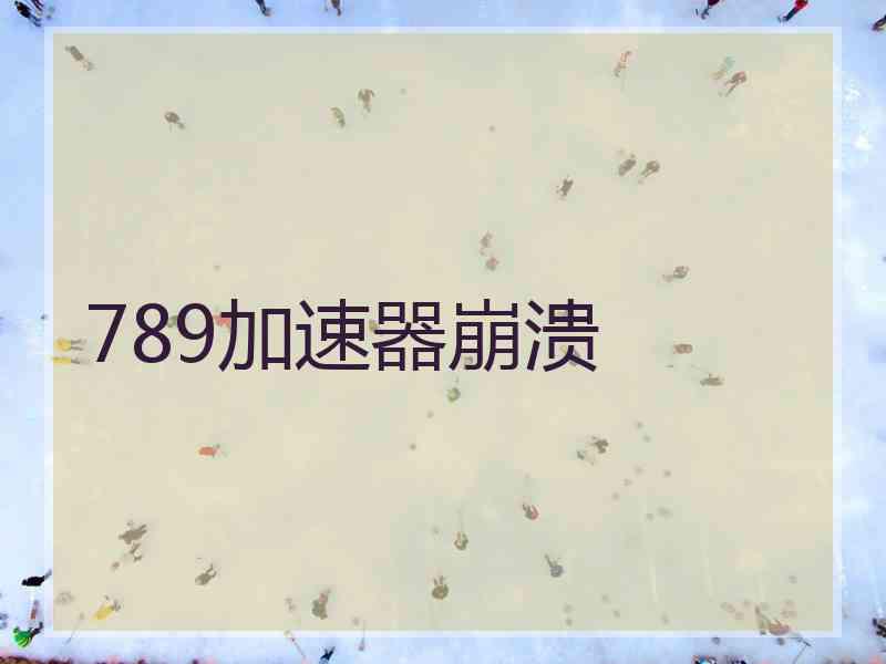 789加速器崩溃