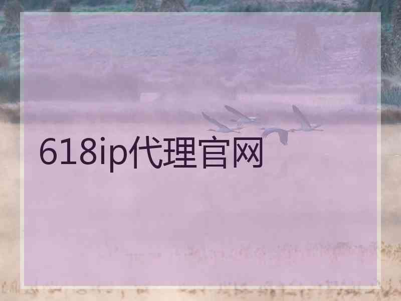 618ip代理官网