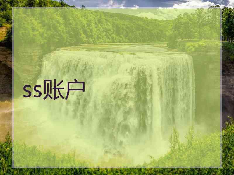 ss账户