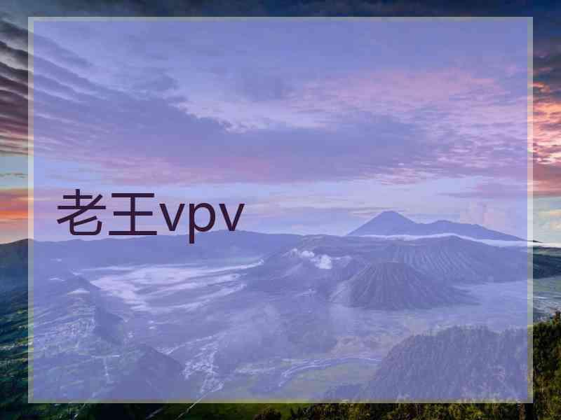 老王vpv