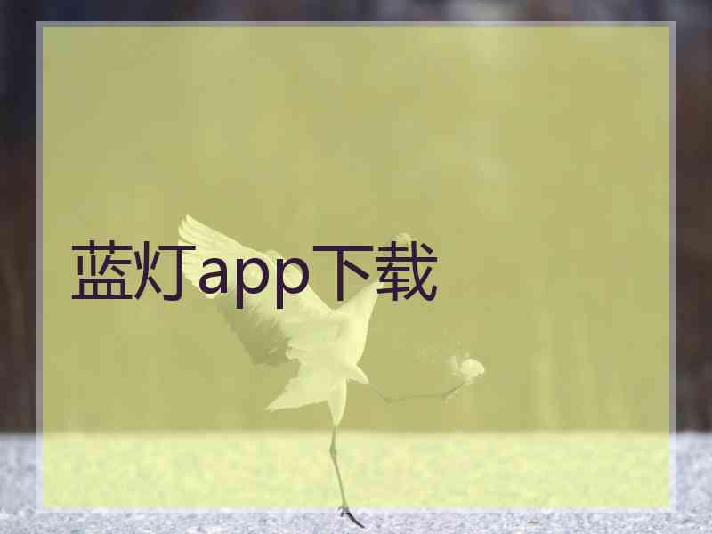 蓝灯app下载