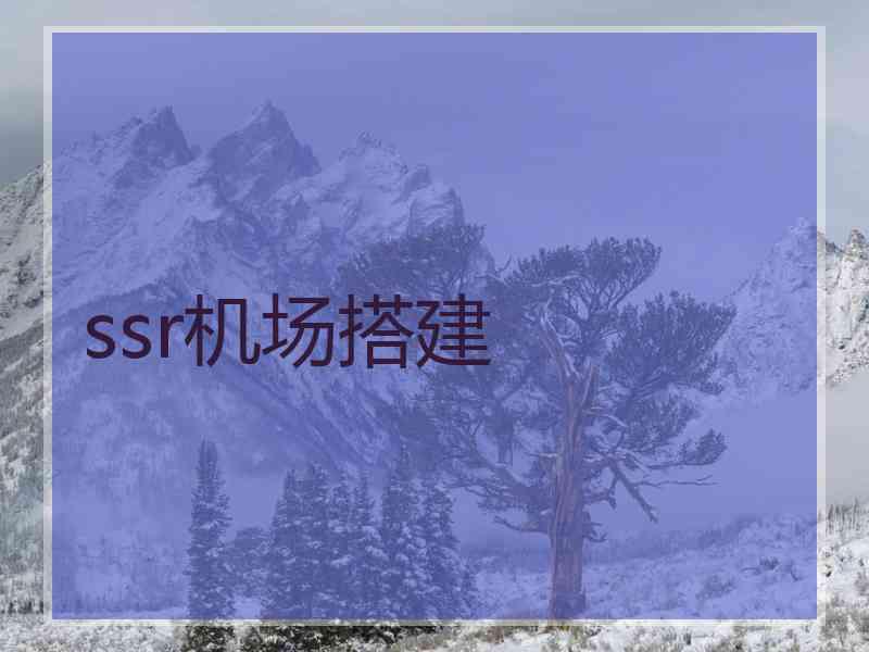 ssr机场搭建