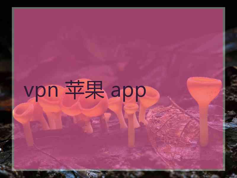 vpn 苹果 app