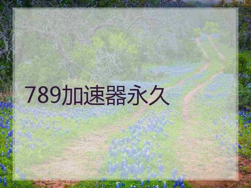 789加速器永久