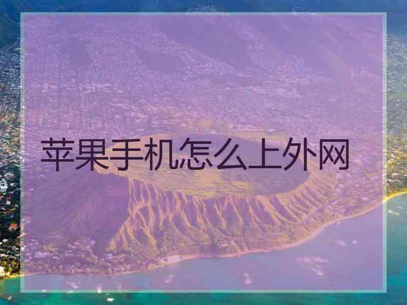 苹果手机怎么上外网