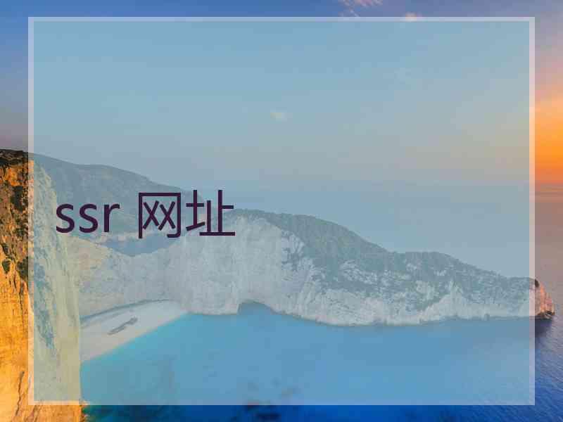 ssr 网址