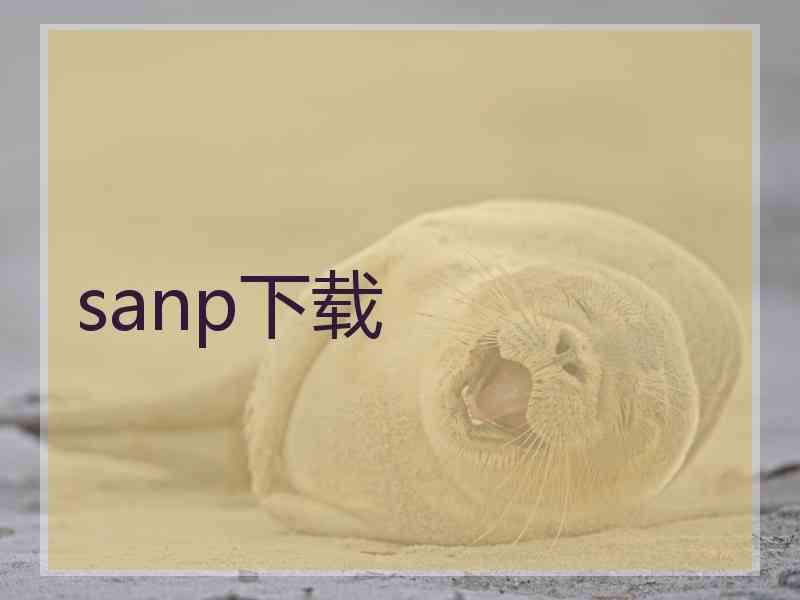 sanp下载