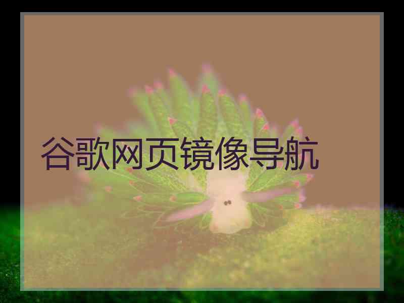 谷歌网页镜像导航