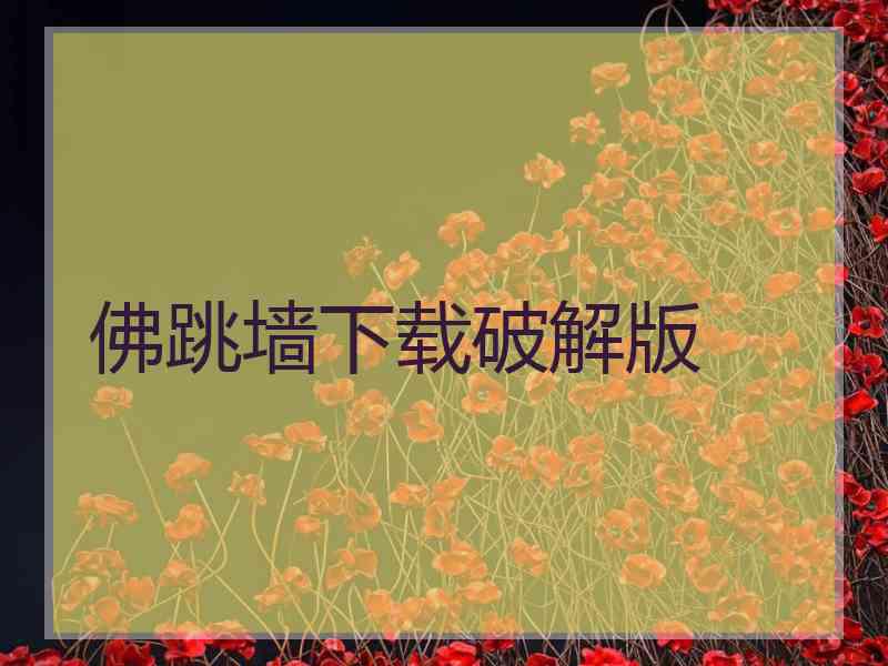 佛跳墙下载破解版