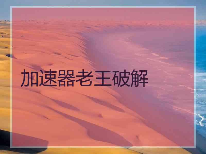 加速器老王破解